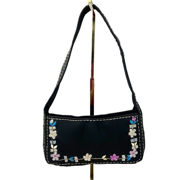1980 VINTAGE BEADED Y2K BAG - Picture 2 of 16